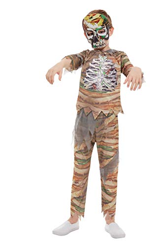 Smiffys 51073L Zombie Mummy Costume, Boys, Cream, L - Age 10-12 years