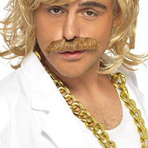 Smiffys Game Show Host Kit Includes Wig and Tash