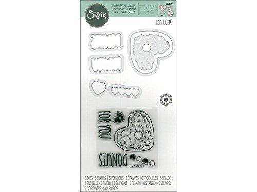 Sizzix Jlong Framelits Die/Stamp Donuts for You JL