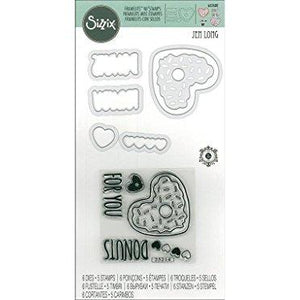 Sizzix Jlong Framelits Die/Stamp Donuts for You JL