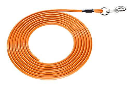 Round Tracking Leash Convenience, 8/500 Cm Neon Orange , Without Hand Strap | Hunter