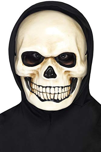 Smiffys Unisex Skull Mask, White, One Size, 22148