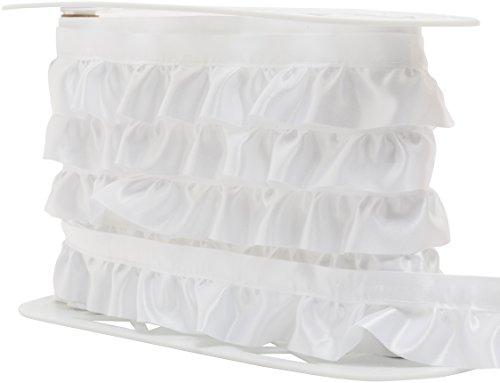 Ruffled Quilt Binding 1-7/8" Wide 8 Yards-White