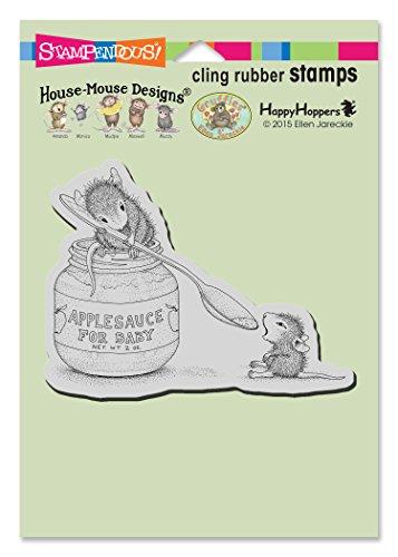 STAMPENDOUS HMCP90 House Mouse Cling Stamp, Feeding Baby