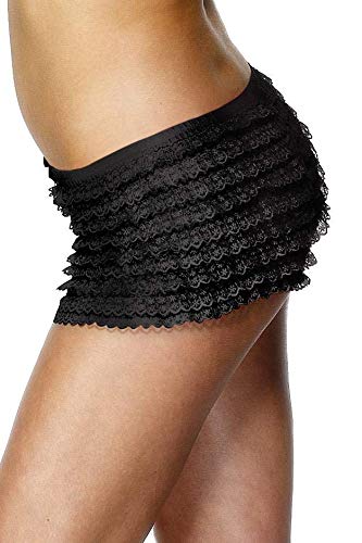 Smiffys Panties Ruffle Lace - Black