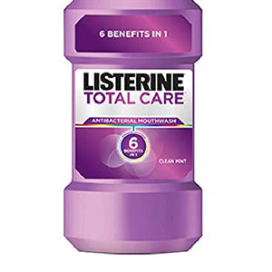 Listerine Total Care Clean Mint Antibacterial Mouthwash, 250ml