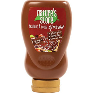 Natures Store Hazelnut & Cocoa Squeezy Spread 300 ml