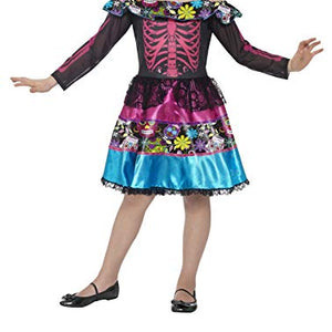 Smiffys 44930S Children's Day of the Dead Sweetheart Costume (Small)
