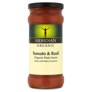 Meridian Organic Tomato and Basil Pasta Sauce, 350g