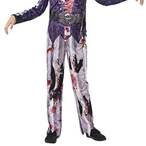 Smiffys Tween's Deluxe Jolly Rotten Pirate Girl Costume, Top, Trousers & Hat, Sublimation Print, Colour: Multi-coloured, Size Tween, 45620