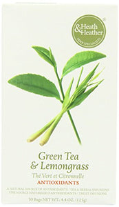 Heath & Heather Green Tea and Lemongrass Tea 50 Teabags