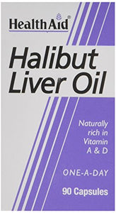 HealthAid Halibut Liver Oil - 90 Capsules