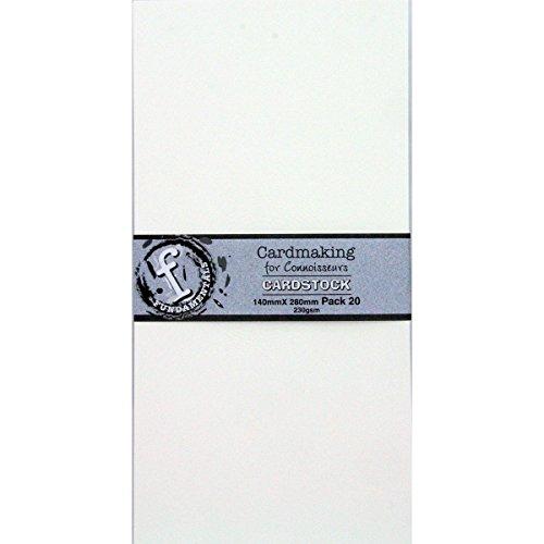 Ruby Rock-It Fundamentals Cardmaking Unscored Cardstock 5.5"X11" 20/Pkg-White