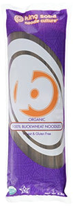 King Soba 6-PACK Gluten Free & Organic 100% Buckwheat Noodles 250g - 3 Servings Per Pack