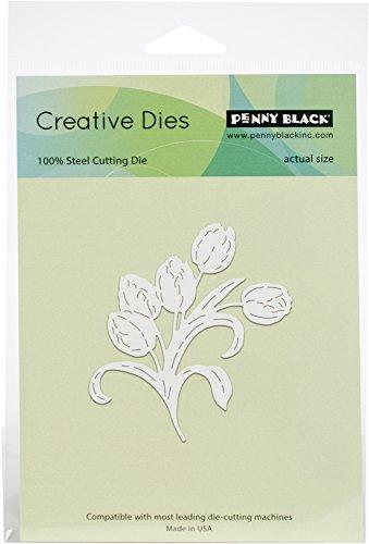Penny Black Tulips Steel Die (51-430)