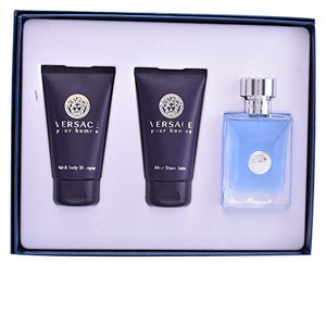 Versace Pour Homme Eau de Toilette, After Shave Balm & Body Shampoo Gift Set