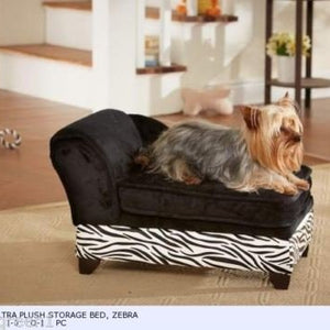 Ultra Plush Storage Bed Zebra (Case Of 1 ) | James & Steel