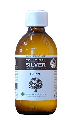 Premium Quality Colloidal Silver 10 ppm Bottle 300ml