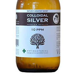 Premium Quality Colloidal Silver 10 ppm Bottle 300ml