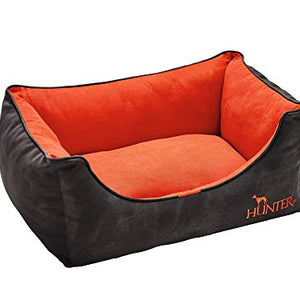 Dog Sofa Belfast 60X40 Cm Anthracite/Orange | Hunter