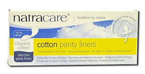 Pack of 3 x Natracare Ultra Thin Organic Cotton Panty Liners - 22 Pack