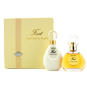 Van Cleef & Arpels First Eau De Toilette Body Lotion Gift Set, 30 ml/50 ml