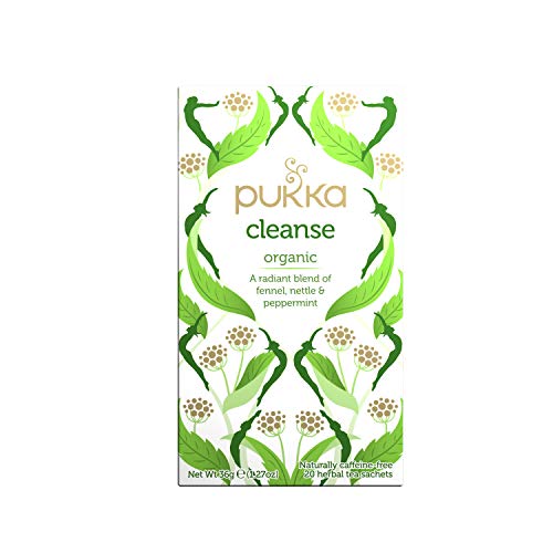 Pukka Cleanse, Organic Herbal Tea with Fennel & Peppermint (4 Pack, 80 Tea bags)