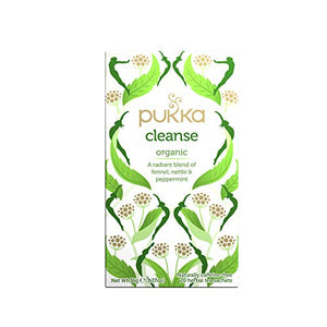 Pukka Cleanse, Organic Herbal Tea with Fennel & Peppermint (4 Pack, 80 Tea bags)