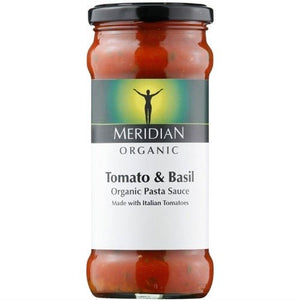 Meridian Org Tomato & Basil Pasta Sauce 350g X 5 (Pack of 5)