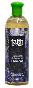 Faith In Nature Lavender & Geranium Soothing Shampoo Normal To Dry Hair 400ml