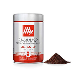 illy Classico Medium Roast Filter Coffee, 250 g