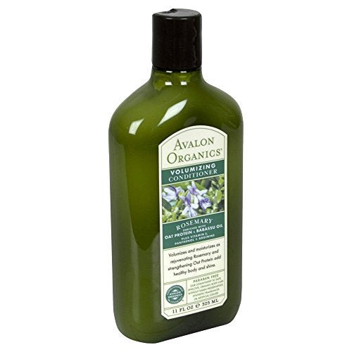 Pack of 2 x Avalon Organics Volumizing Conditioner with Wheat Protein and Babassu Oil Rosemary - 11 fl oz