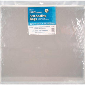 Self Sealing Bags 10/Pkg-20.25"x24.25"