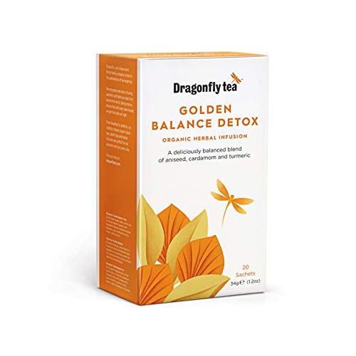 Dragonfly Organic Golden Balance Detox Tea 20 Sachets 34 g