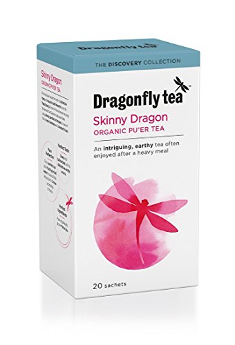 Dragonfly Tea Organic Pu'er Tea 20 sachet X 6 (Pack of 6)