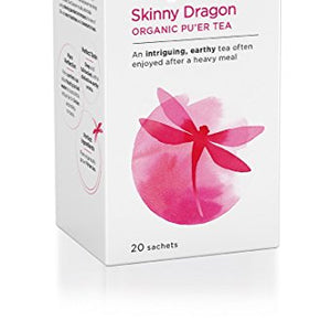 Dragonfly Tea Organic Pu'er Tea 20 sachet X 6 (Pack of 6)