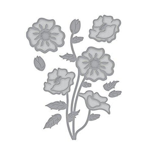Spellbinders Shapeabilities Poppies Etched/Wafer Thin Dies