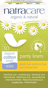 Pack of 5 x Natracare Natural Breathable Panty Liners - 30 Pack