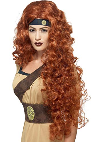 Smiffys 43660 Medieval Warrior Queen Wig (One Size)