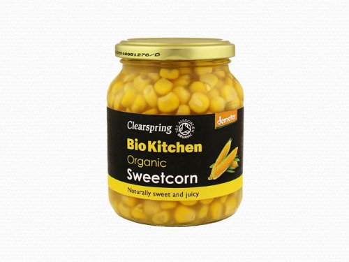 CLEARSPRING ORGANIC SWEETCORN 350GX6