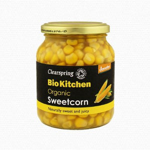 CLEARSPRING ORGANIC SWEETCORN 350GX6