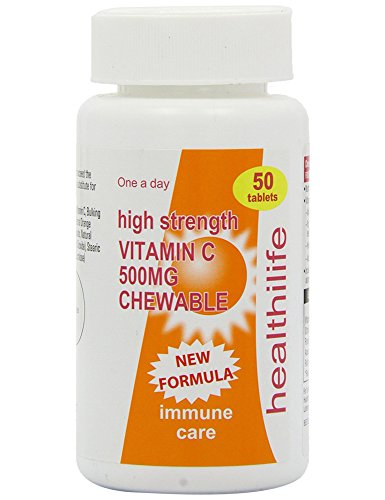 Healthilife Vitamin C 500mg Chewable 50 Tablets