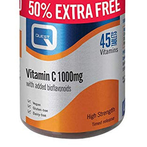 Quest 1000mg Vitamin C 45 Tablets, 45 Tablet