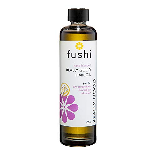 Fushi Really Good Hair Oil 100 ml | Rich in Antioxidants | Best for Dry & Damage Hair, Thinning Hair, Frizzy Hair | Ethical & Vegan Society Approved | Manufactured in the UK