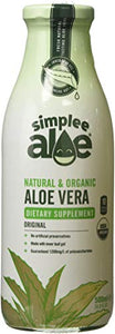 Simplee Aloe ® - The #1 Natural & Organic Cold Pressed Aloe Vera Juice 500ml (Plain)