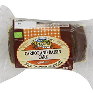 Everfresh Natural Foods Org Carrot Cake & Raisins 400g