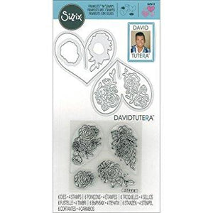 Sizzix Dtutera Framelits Die/Stamp Heart Garland DT Framelitdie/Stampheartgrlnd