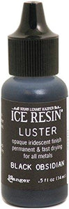 Ranger Ice Resin Lusters .5oz-Black Obsidian