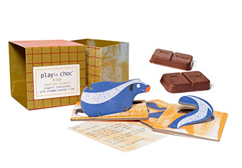 Playin Choc Kids Organic Chocolate & Toys Woodland Animals (2x10g)