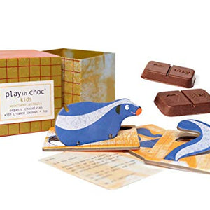 Playin Choc Kids Organic Chocolate & Toys Woodland Animals (2x10g)
